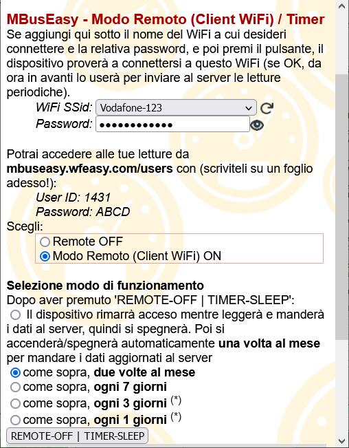 lettura remota meter bus mbus